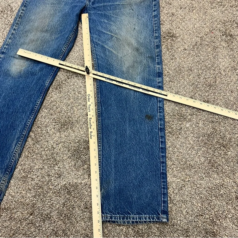 Vintage carhartt jeans‎ mens 40 x 34 relaxed fit denim workwear western cowboy - Picture 15 of 16